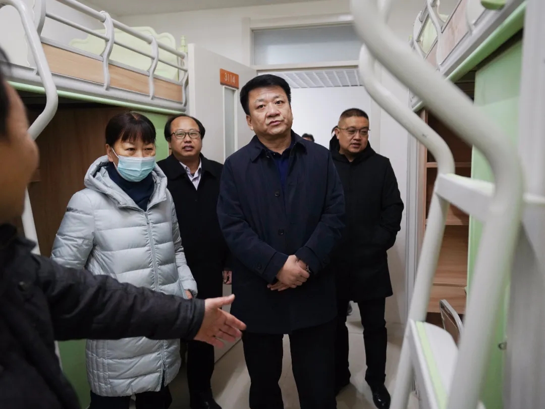 学院党委书记杨彤到新校区调研指导工作-三门峡职业技术学院